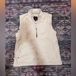 Scottevest Cream Zip-Up Vest